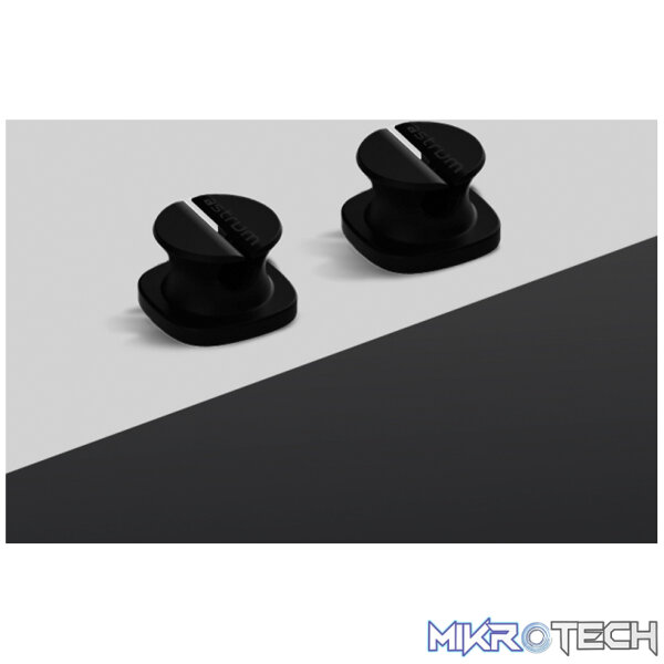 CO060 Mini Cable Organizer Clips - 4 Piece Set for Cable Management - Black - Image 5